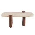 ΤΡΑΠΕΖΙ ΣΑΛΟΝΙΟΥ ARDEN HM18435 MDF TOP ΟΨΗ ΤΡΑΒΕΡΤΙΝΑΣ-MDF ΠΟΔΙΑ ΚΑΡΥΔΙ 120x60x40Υεκ