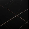 ΤΡΑΠΕΖΙ ΣΑΛΟΝΙΟΥ BRAYLEN HM8942.13 ΤΕΤΡΑΓΩΝΟ ΜΕ ΜΕΛΑΜΙΝΗ ΜΑΥΡΟ ΜΑΡΜΑΡΟ 75x75x43Υεκ.