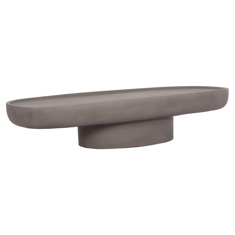 ΤΡΑΠΕΖΙ ΣΑΛΟΝΙΟΥ DESSY HM18153.03 FIBER CEMENT ΣΕ ΓΚΡΙ--151x66x30Υεκ.