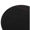 ΤΡΑΠΕΖΙ ΣΑΛΟΝΙΟΥ DUNCAN HM18022.01 ΚΕΡΑΜΙΚΟ TOP-MDF ΒΑΣΗ-ΜΑΥΡΟ Φ80x41Υεκ.