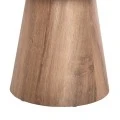 ΤΡΑΠΕΖΙ ΣΑΛΟΝΙΟΥ KARAN HM18028 MDF ΣΕ ΦΥΣΙΚΟ ΧΡΩΜΑ ΞΥΛΟΥ Φ80x45,5Υεκ.