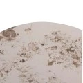 ΤΡΑΠΕΖΙ ΣΑΛΟΝΙΟΥ LONGSTEM HM18317.01 ΒΑΣΗ ΛΕΥΚΗ--SINTERED STONE CALACATA GOLD Φ50