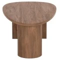 ΤΡΑΠΕΖΙ ΣΑΛΟΝΙΟΥ ΟΒΑΛ ALPER HM18327 MDF ΣΕ SONAMA ΧΡΩΜΑ 110x60x40Υεκ