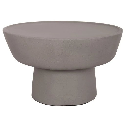 ΤΡΑΠΕΖΙ ΣΑΛΟΝΙΟΥ PIRSON HM18155.03 FIBER CEMENT ΣΕ ΓΚΡΙ--Φ60x36Υεκ.