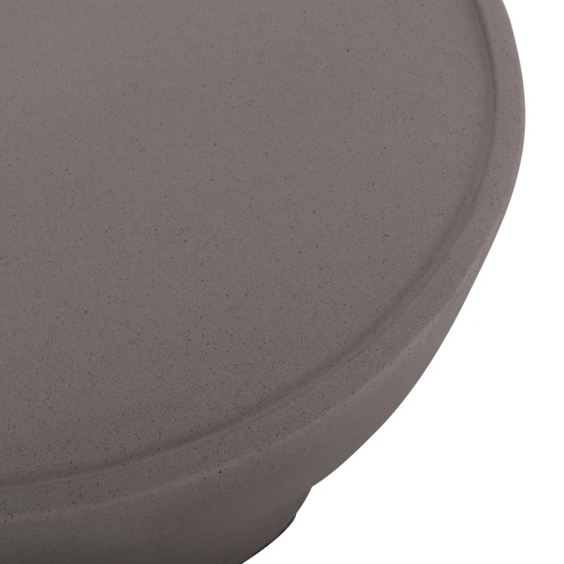 ΤΡΑΠΕΖΙ ΣΑΛΟΝΙΟΥ PIRSON HM18155.03 FIBER CEMENT ΣΕ ΓΚΡΙ--Φ60x36Υεκ.