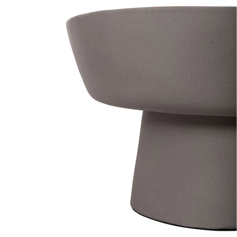 ΤΡΑΠΕΖΙ ΣΑΛΟΝΙΟΥ PIRSON HM18155.03 FIBER CEMENT ΣΕ ΓΚΡΙ--Φ60x36Υεκ.
