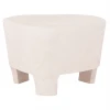 ΤΡΑΠΕΖΙ ΣΑΛΟΝΙΟΥ ΣΕΙΡΑ SANTORINI HM18053 MDF ΣΕ ΥΠΟΛΕΥΚΟ ΧΡΩΜΑ 54x61x40,5Υεκ.