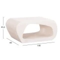ΤΡΑΠΕΖΙ ΣΑΛΟΝΙΟΥ ΣΕΙΡΑ SANTORINI HM18071 MDF ΣΕ ΥΠΟΛΕΥΚΟ ΧΡΩΜΑ 100x60x45Υεκ.