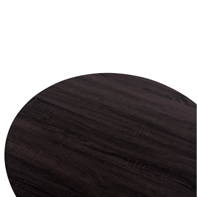 ΤΡΑΠΕΖΙ ΣΑΛΟΝΙΟΥ SEWELL HM18033 MDF ΣΕ ZEBRANO-ΜΕΤΑΛΛΙΚΑ ΠΟΔΙΑ-WICKER Φ80x46,5Υεκ.