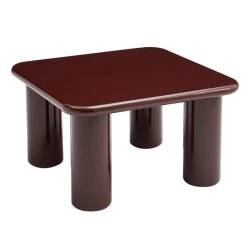 ΤΡΑΠΕΖΙ ΣΑΛΟΝΙΟΥ SOLNA HM18453.06 MDF ΣΕ GLOSSY ΚΟΚΚΙΝΟ 80x80x45Υεκ