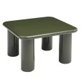 ΤΡΑΠΕΖΙ ΣΑΛΟΝΙΟΥ SOLNA HM18453.07 MDF ΣΕ GLOSSY ΠΡΑΣΙΝΟ 80x80x45Υεκ