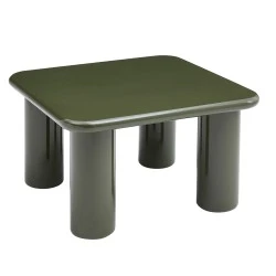 ΤΡΑΠΕΖΙ ΣΑΛΟΝΙΟΥ SOLNA HM18453.07 MDF ΣΕ GLOSSY ΠΡΑΣΙΝΟ 80x80x45Υεκ
