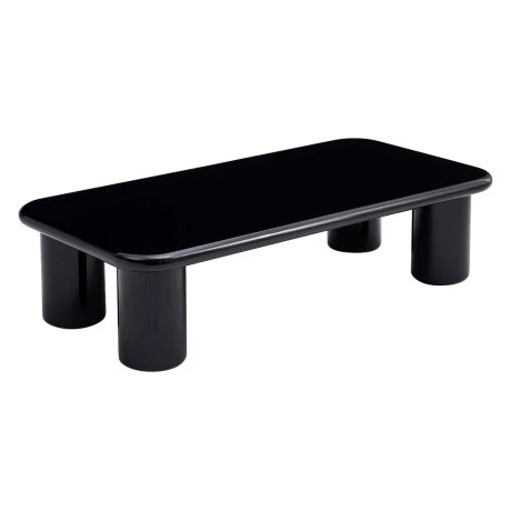 ΤΡΑΠΕΖΙ ΣΑΛΟΝΙΟΥ SOLNA HM18454.02 MDF ΣΕ GLOSSY ΜΑΥΡΟ 120x60x31Υεκ