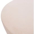 ΤΡΑΠΕΖΙ ΣΑΛΟΝΙΟΥ ΣΤΡΟΓΓΥΛΟ ALLAN HM18162.02 FIBER CEMENT ΣΕ ΑΝΟΙΧΤΟ ΜΠΕΖ--Φ92x49Υεκ.