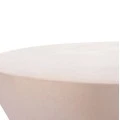 ΤΡΑΠΕΖΙ ΣΑΛΟΝΙΟΥ ΣΤΡΟΓΓΥΛΟ ALLAN HM18162.02 FIBER CEMENT ΣΕ ΑΝΟΙΧΤΟ ΜΠΕΖ--Φ92x49Υεκ.