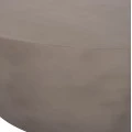 ΤΡΑΠΕΖΙ ΣΑΛΟΝΙΟΥ ΣΤΡΟΓΓΥΛΟ ALLAN HM18162.03 FIBER CEMENT ΣΕ ΓΚΡΙ--Φ92x49Υεκ.