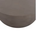 ΤΡΑΠΕΖΙ ΣΑΛΟΝΙΟΥ ΣΤΡΟΓΓΥΛΟ ALLAN HM18162.03 FIBER CEMENT ΣΕ ΓΚΡΙ--Φ92x49Υεκ.
