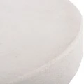ΤΡΑΠΕΖΙ ΣΑΛΟΝΙΟΥ ΣΤΡΟΓΓΥΛΟ ΣΕΙΡΑ SANTORINI HM18051 MDF ΣΕ ΥΠΟΛΕΥΚΟ ΧΡΩΜΑ Φ60x42,5Υεκ.