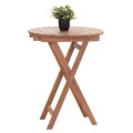 ΤΡΑΠΕΖΙ ΣΚΗΝΟΘΕΤΗ ΣΤΡΟΓΓΥΛΟ HEIDEL HM18120 ΞΥΛΟ TEAK--ΦΥΣΙΚΟ Φ60x75Υεκ.