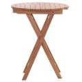 ΤΡΑΠΕΖΙ ΣΚΗΝΟΘΕΤΗ ΣΤΡΟΓΓΥΛΟ HEIDEL HM18120 ΞΥΛΟ TEAK--ΦΥΣΙΚΟ Φ60x75Υεκ.