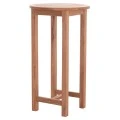 ΤΡΑΠΕΖΙ/ΣΤΑΝΤ ΜΠΑΡ ΣΤΡΟΓΓΥΛΟ PRESSCOT HM18114 ΞΥΛΟ TEAK--ΦΥΣΙΚΟ Φ60x105Υεκ.
