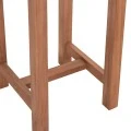 ΤΡΑΠΕΖΙ/ΣΤΑΝΤ ΜΠΑΡ ΣΤΡΟΓΓΥΛΟ PRESSCOT HM18114 ΞΥΛΟ TEAK--ΦΥΣΙΚΟ Φ60x105Υεκ.
