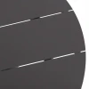 ΤΡΑΠΕΖΙ ΣΤΡΟΓΓΥΛΟ ΑΛΟΥΜΙΝΙΟΥ HIGER HM6289.01 ΓΚΡΙ Φ90x74Yεκ.