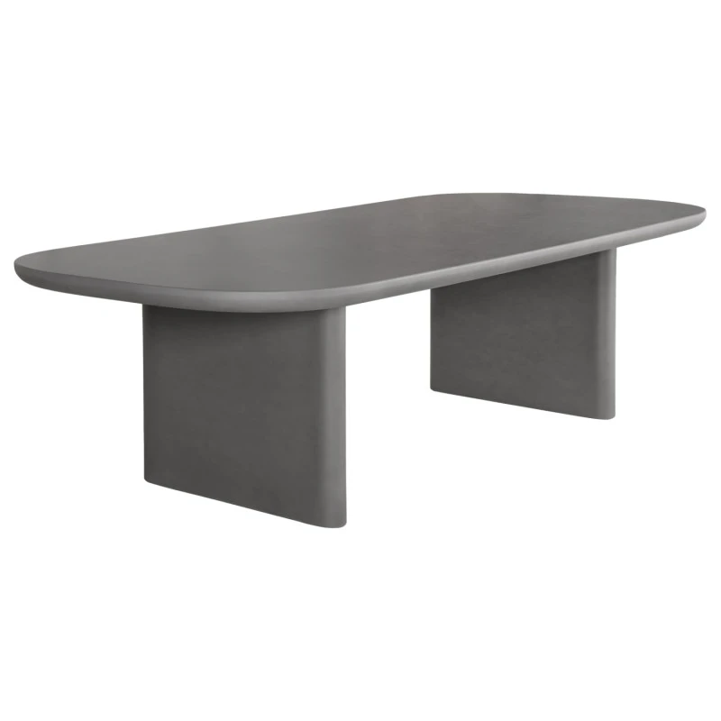ΤΡΑΠΕΖΙ ΤΡΑΠΕΖΑΡΙΑΣ FIBER CEMENT AZAMI HM6601.01 ΓΚΡΙ 300x112x75Υεκ.