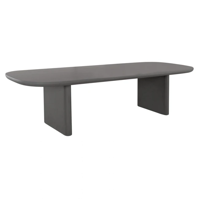 ΤΡΑΠΕΖΙ ΤΡΑΠΕΖΑΡΙΑΣ FIBER CEMENT AZAMI HM6601.01 ΓΚΡΙ 300x112x75Υεκ.