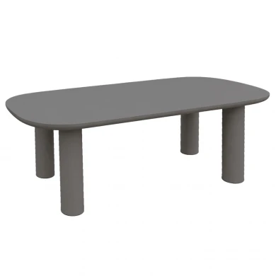ΤΡΑΠΕΖΙ ΤΡΑΠΕΖΑΡΙΑΣ FIBER CEMENT KIORA HM6597.01 ΓΚΡΙ 200x100x75Υεκ