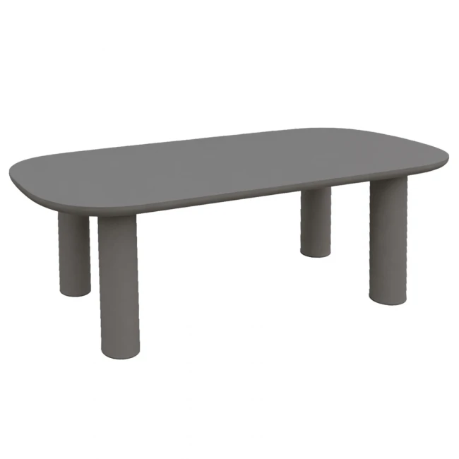 ΤΡΑΠΕΖΙ ΤΡΑΠΕΖΑΡΙΑΣ FIBER CEMENT KIORA HM6597.01 ΓΚΡΙ 200x100x75Υεκ