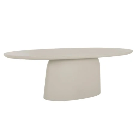 ΤΡΑΠΕΖΙ ΤΡΑΠΕΖΑΡΙΑΣ FIBER CEMENT ΟΒΑΛ BRECCAN HM6578.02 ΜΠΕΖ 160x100x75Υεκ