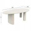 ΤΡΑΠΕΖΙ ΤΡΑΠΕΖΑΡΙΑΣ FIBER CEMENT ΟΒΑΛ VOLPE HM6599.02 ΜΠΕΖ 240x100x75Υεκ