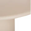 ΤΡΑΠΕΖΙ ΤΡΑΠΕΖΑΡΙΑΣ FIBER CEMENT ΣΤΡΟΓΓΥΛΟ KAZVIN HM6582.02 ΜΠΕΖ Φ130x73Υεκ
