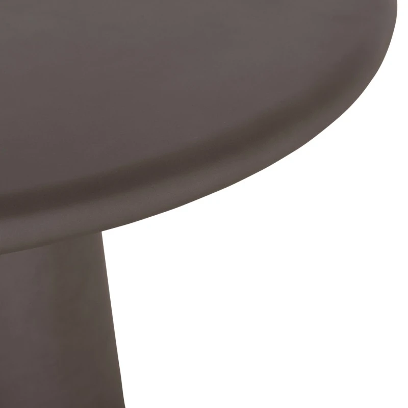 ΤΡΑΠΕΖΙ ΤΡΑΠΕΖΑΡΙΑΣ FIBER CEMENT ΣΤΡΟΓΓΥΛΟ NAYU HM6583.01 ΓΚΡΙ Φ120x73Υεκ
