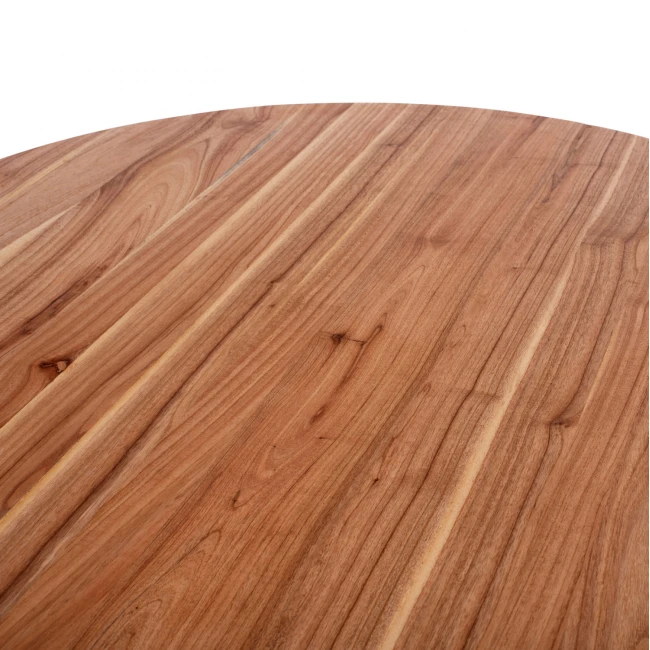 ΤΡΑΠΕΖΙ ΤΡΑΠΕΖΑΡΙΑΣ FRANTZ HM9388.01 ΜΑΣΙΦ ΞΥΛΟ MINDI ΦΥΣΙΚΟ Φ120X78Υ