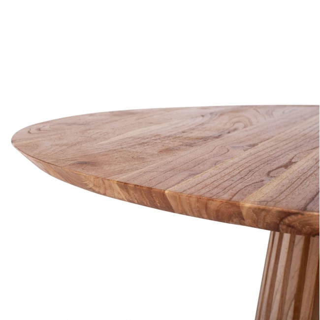 ΤΡΑΠΕΖΙ ΤΡΑΠΕΖΑΡΙΑΣ FRANTZ HM9388.01 ΜΑΣΙΦ ΞΥΛΟ MINDI ΦΥΣΙΚΟ Φ120X78Υ