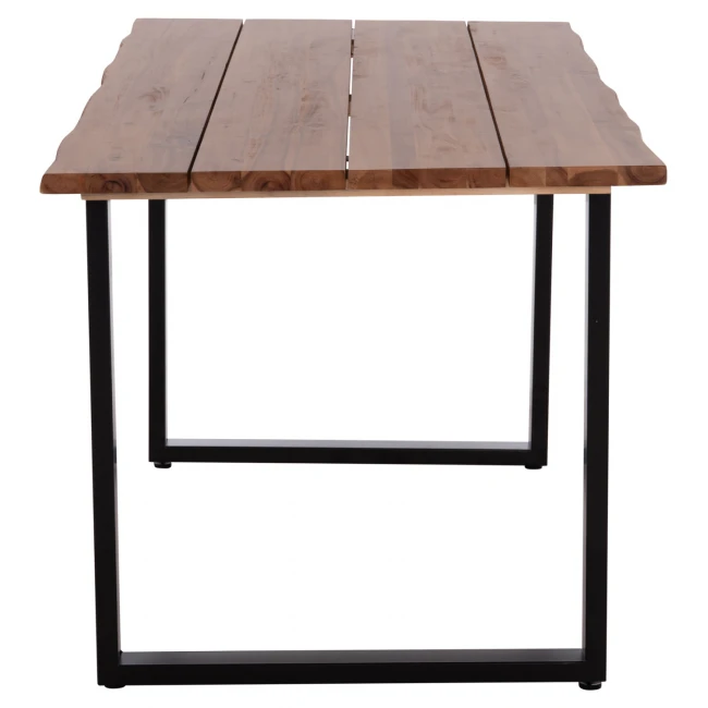 ΤΡΑΠΕΖΙ ΤΡΑΠΕΖΑΡΙΑΣ FRIGGO HM6375.02 ΞΥΛΟ ΑΚΑΚΙΑΣ ΠΑΧΟΣ ΕΠΙΦΑΝΕΙΑΣ 2,6εκ- 160x80x76Υ