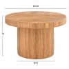 ΤΡΑΠΕΖΙ ΤΡΑΠΕΖΑΡΙΑΣ GATSBY HM9884 ΦΥΣΙΚΟ RATTAN ΣΕ ΦΥΣΙΚΟ ΧΡΩΜΑ Φ120x76Υεκ.