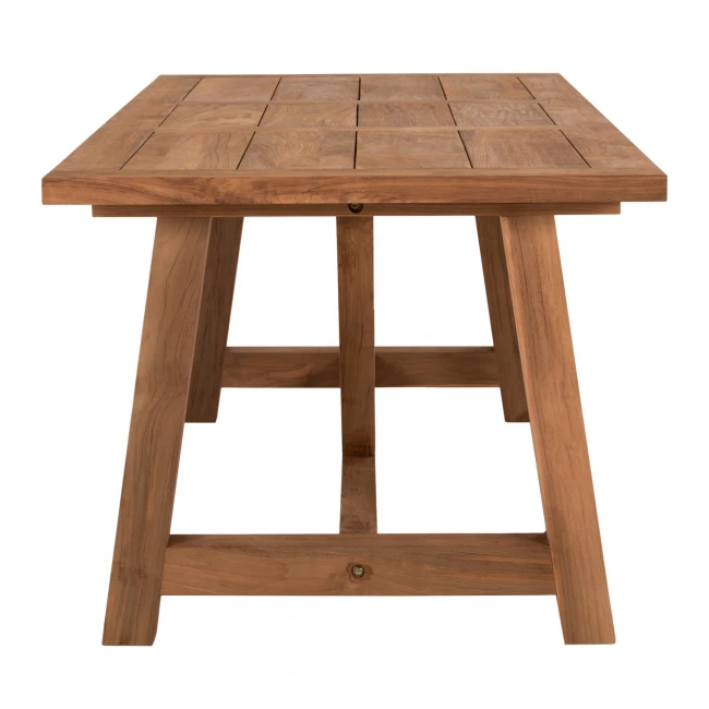 ΤΡΑΠΕΖΙ ΤΡΑΠΕΖΑΡΙΑΣ HM7922 PLUTON RECYCLED TEAK ΣΕ ΦΥΣΙΚΟ ΧΡΩΜΑ 200X100X75Yεκ.