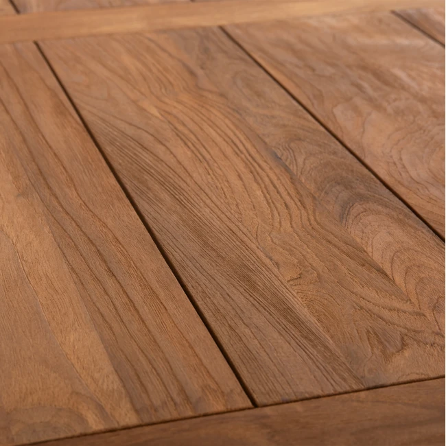 ΤΡΑΠΕΖΙ ΤΡΑΠΕΖΑΡΙΑΣ HM7922 PLUTON RECYCLED TEAK ΣΕ ΦΥΣΙΚΟ ΧΡΩΜΑ 200X100X75Yεκ.