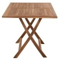 ΤΡΑΠΕΖΙ ΤΡΑΠΕΖΑΡΙΑΣ KENDALL ΠΤΥΣΣΟΜΕΝΟ HM9542 TEAK ΣΕ ΦΥΣΙΚΟ ΧΡΩΜΑ 120x80x75Yεκ.