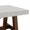ΤΡΑΠΕΖΙ ΤΡΑΠΕΖΑΡΙΑΣ MAEVE HM6575.02 ΜΠΕΖ FIBER CEMENT--ΞΥΛΟ ΑΚΑΚΙΑΣ 200x100x75Υεκ