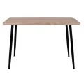 ΤΡΑΠΕΖΙ ΤΡΑΠΕΖΑΡΙΑΣ PALOMA HM8334.01, 120X70Χ76,5 SONΟMA, ΜΑΥΡΑ ΠΟΔΙΑ