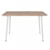 ΤΡΑΠΕΖΙ ΤΡΑΠΕΖΑΡΙΑΣ PALOMA HM8334.02, 120X70X76,5- SONOMA, ΛΕΥΚΑ ΠΟΔΙΑ