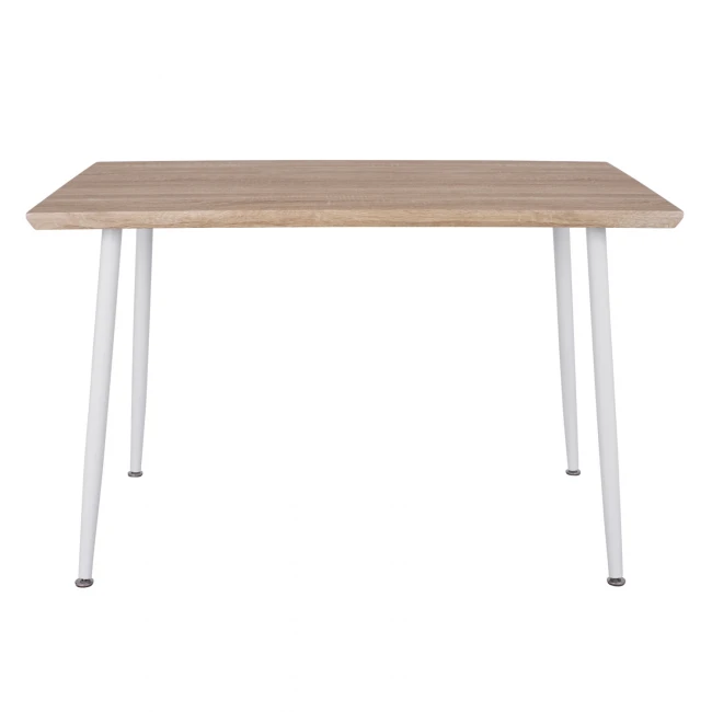 ΤΡΑΠΕΖΙ ΤΡΑΠΕΖΑΡΙΑΣ PALOMA HM8334.02, 120X70X76,5- SONOMA, ΛΕΥΚΑ ΠΟΔΙΑ