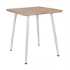 ΤΡΑΠΕΖΙ ΤΡΑΠΕΖΑΡΙΑΣ PALOMA HM8335.02, 70Χ70X76,5, SONOMA, ΛΕΥΚΑ ΠΟΔΙΑ