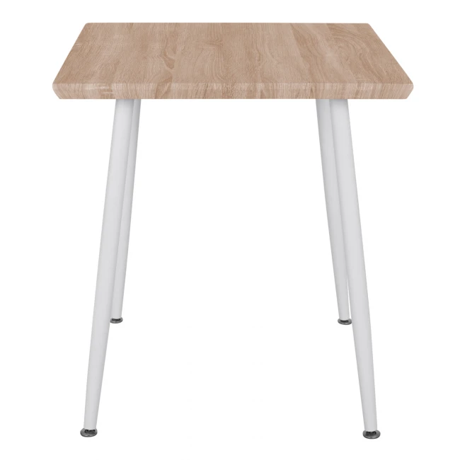ΤΡΑΠΕΖΙ ΤΡΑΠΕΖΑΡΙΑΣ PALOMA HM8335.02, 70Χ70X76,5, SONOMA, ΛΕΥΚΑ ΠΟΔΙΑ