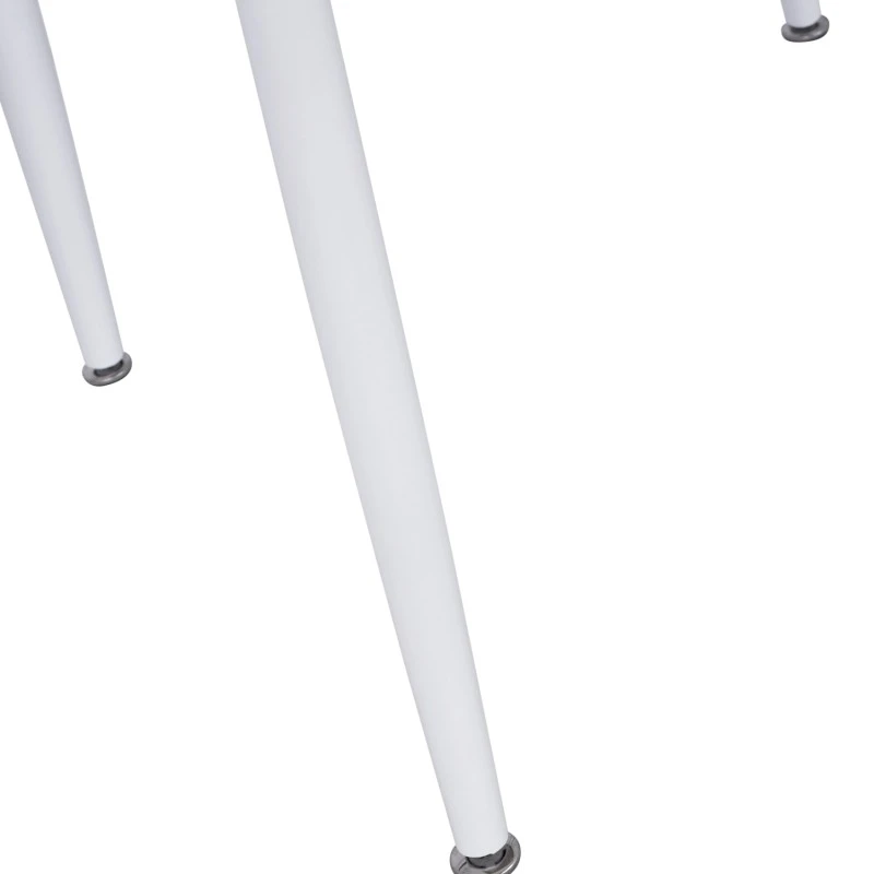 ΤΡΑΠΕΖΙ ΤΡΑΠΕΖΑΡΙΑΣ PALOMA HM8335.02, 70Χ70X76,5, SONOMA, ΛΕΥΚΑ ΠΟΔΙΑ