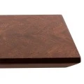 ΤΡΑΠΕΖΙ ΤΡΑΠΕΖΑΡΙΑΣ RIMER HM9742 MDF ΜΕ ΚΑΠΛΑΜΑ ΦΡΑΞΙΝΟΥ-ΚΑΡΥΔΙ ΧΡΩΜΑ 220X100x75Yεκ.